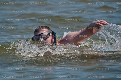 Gdansk. Plaza w Brzeznie. Diving Day 2013 - impreza...