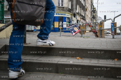 Gdynia. Kampania wyborcza do samorzadu. Plakaty wyborcze...