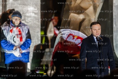 Gdynia. Obchody 45. rocznicy Grudnia '70. Apel poleglych...