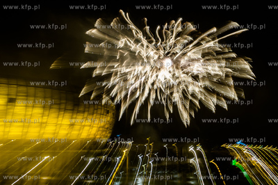 Teren Stadionu Energa Gdańsk. Miedzynarodowy pokaz...