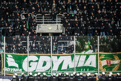 Gdynia. Stadion Miejski. Derbowy mecz Lotto Ekstraklasy,...