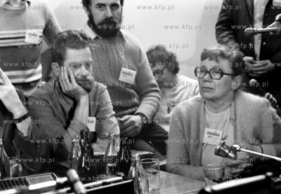 Kraków 19.X.1980 r. Konferencja prasowa przedstawicieli...