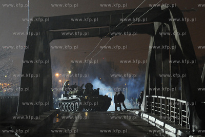 Plan zdjeciowy filmu o masakrze robotnikow na Wybrzezu...