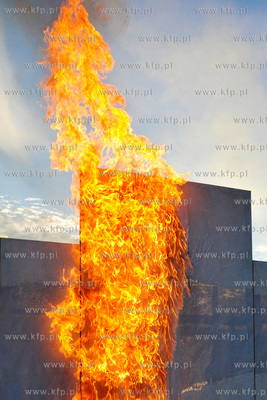 Sopot plaza przy Molo. Happening "Unwanted Things "...