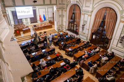 Debata w Radzie Miasta Gdańska w sprawie systemu Fala....