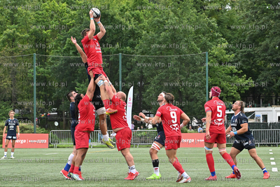 Stadion Ogniwa Sopot. Mecz rugby Energa Ogniwo Sopot...