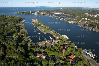 Swinoujscie z lotu ptaka. 12.05.2009 fot. Kacper Kowalski...