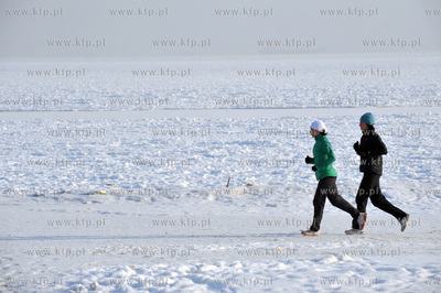 Gdansk Jelitkowo zima. 23.02.2011 Fot. Maciej Kosycarz...