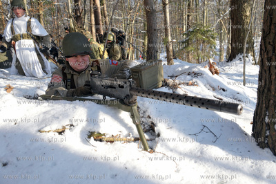Rekonstrukcja bitwy w Ardenach przygotowana przez Muzeum...
