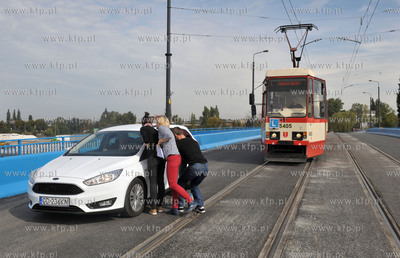 Gdansk. Otwarcie Mostu Siennickiego dla ruchu samochodowego....