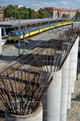 Gdansk. Przystanek Szybkiej Kolei Miejskiej SKM Gdansk...