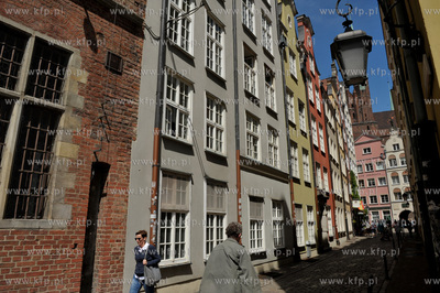 Gdańsk, ul. Kramarska, w tle Bazylika Mariacka

09.06.2016...