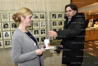 Gdańsk, Dwór Artusa. Noworoczna lampka szampana,...