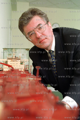 Janusz Szlanta - prezes zarzadu Stocznia Gdynia S.A.21.02.2002fot....