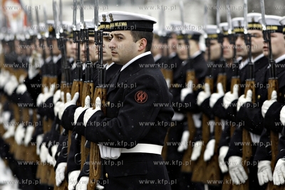 Gdynia. Wizyta admirala Sir Mark Stanhope Dowodcy Krolewskiej...