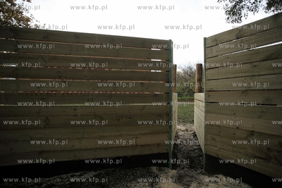 Gdansk. Park Reagana. Montaż odlowni dzikow.
05.11.2012
fot....