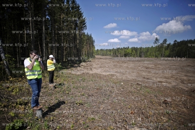 Trasa przyszlej Pomorskiej Kolei Metropolitalnej. Nz....