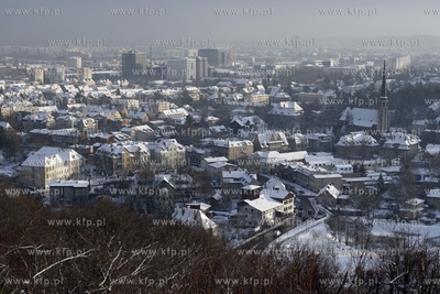 Widok z wiezy widokowej na Pacholku w Gdansku Oliwie....