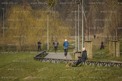 Gdańsk, Chełm. Jar Wilanowski w czasie epidemii koronowirusa...