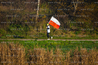 Parkrun Gdańk - Południe. Edycja biało - czerwona...