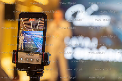 Port Lotniczy Gdańsk im. Lecha Wałęsy. Nz. Konferencja...