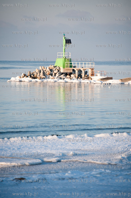 Gdansk. Zimowe mrozne popoludnie na Gorkach Zachodnich....