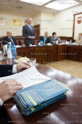 Gdansk. Urzad Marszalkowski. Sala Herbowa. Marszalek...