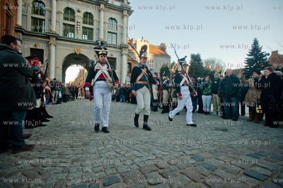 Gdansk. Plac miedzy Złota Brama a Wieza Wiezienna....
