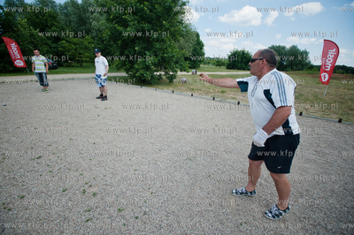 Gdansk. Bulodrom w Parku Reagana. Turniej petanque...