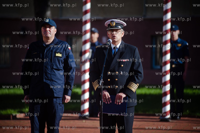 Gdynia. Oksywie. Akademia Marynarki Wojennej. Uroczystosc...