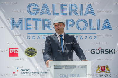 Gdansk. Wrzeszcz. Uroczystosc zawieszenia wiechy na...