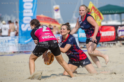 Plaza w Sopocie. Mistrzostwa Polski w rugby na plazy...