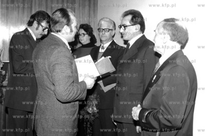 Wreczanie w Urzędzie Miasta w Gdyni nagród prezydenta...