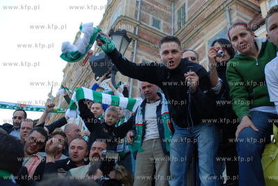 Po zwyciestwie z Stal Stalowa Wola pilkarze Lechii...