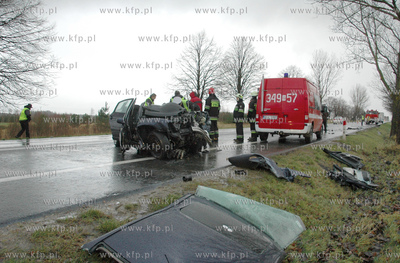 Tragiczny wypadek w miejscowosci Nowa Dabrowa w gminie...