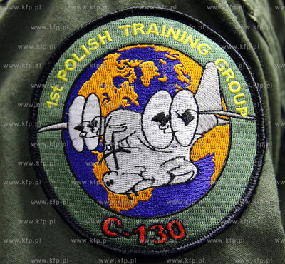 Ramstein, Niemcy. Pierwszy transportowy C-130E Hercules....