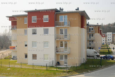 Wejherowo. Osiedle Fenikowskiego - firmy Orlex.  Kompozycja...