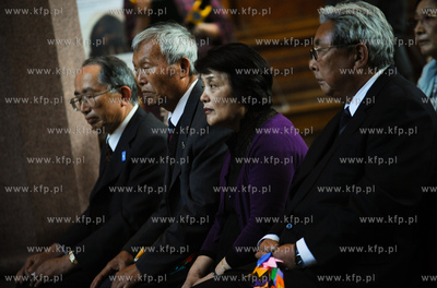 Gdansk Dwor Artusa. Grupa Japonczykow zrzeszonych w...