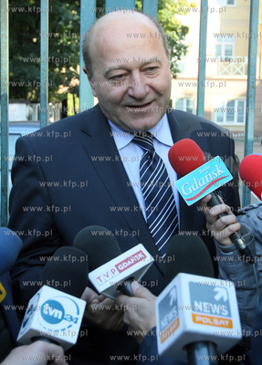 Sopot. Adokat rodziny Olewnikwo mecenas Bogdan Borkowski...