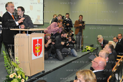 Pomorski Park Naukowo - Technologiczny w Gdyni. Uroczystosc...