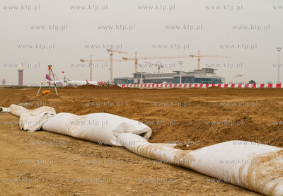Gdansk, Rebiechowo. Rozbudowa Portu Lotniczego Gdansk...