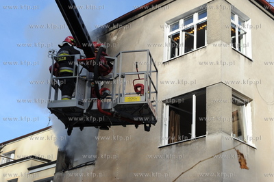 Sopot. Pozar mieszkania na ulicy Jana Sobieskiego 67....