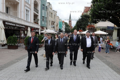 Sopot. Przebywajacy na zaproszenie Ministerstwa Spraw...