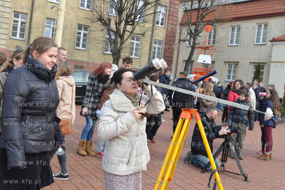 Happening astronomiczny w Akademii Marynarki Wojennej...