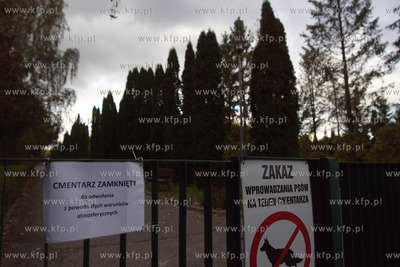 Gdańsk. Zamknięcie cmentarza na Łostowicach z powodu...
