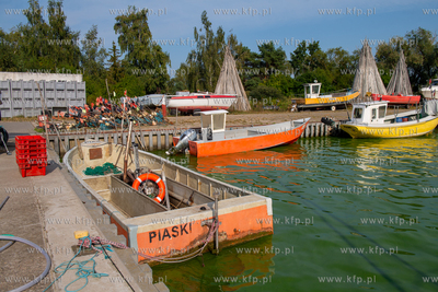 Port rybacki w Piaskach. 04.09.2024. Fot. Konrad Kosycarz...