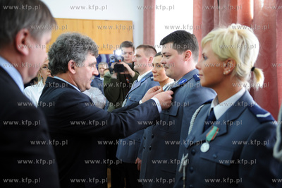 Gdansk, Komenda Wojewodzka Policji. Jerzy Miller, Minister...