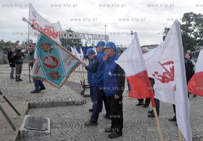 W 31. rocznice podpisania Porozumien Sierpniowych stoczniowa...