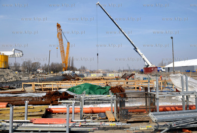 Gdansk. Wisloujscie. Zmontowana, przygotowana do pracy...