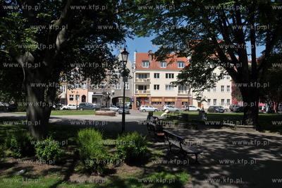 Gdansk. Skwer pomiedzy ulicami Swietojanska i Szeroka...
